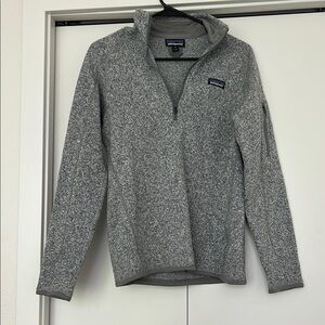 Patagonia Heathered Gray Fleece Pullover